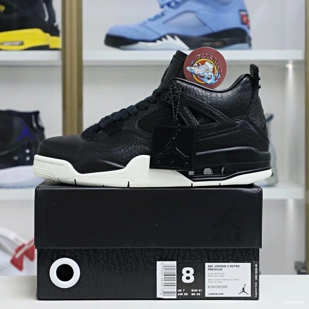 black Jordan retro Air ponyhair 4 Jordan 1018